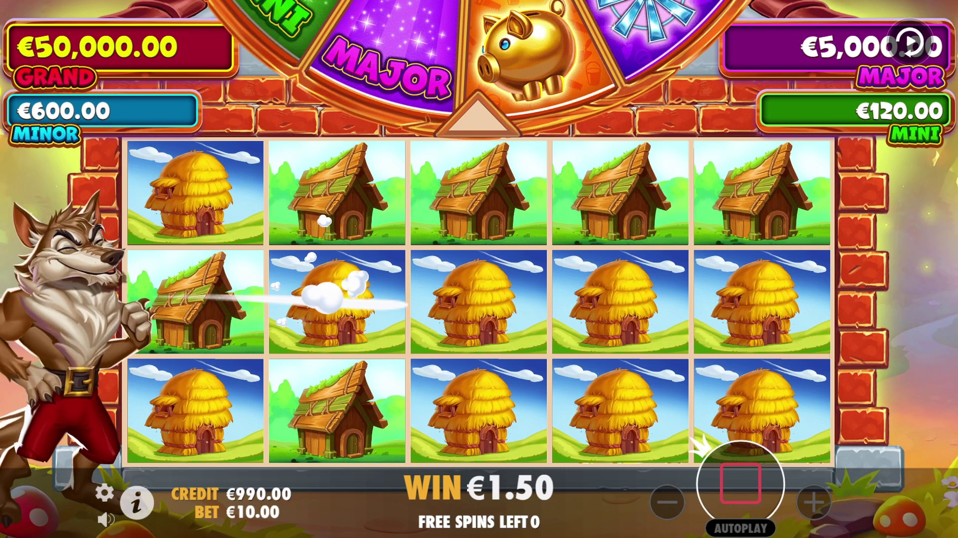Brick House Bonanza - screenshot with slot description 3
